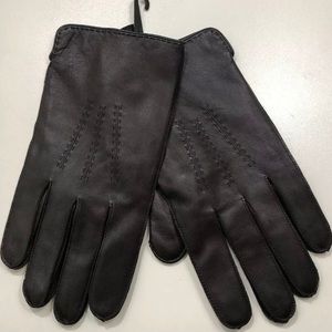Stewart of Scotland Mens Leather Gloves Side Slit